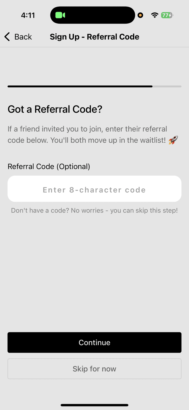 Onboarding Step 5 - Preferences